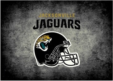 Imperial NFL Jacksonville Jaguars  Distressed Rug